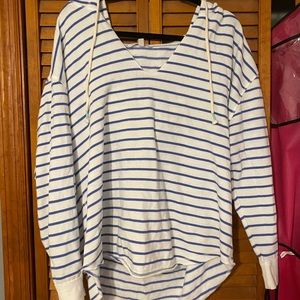 Striped hoodie